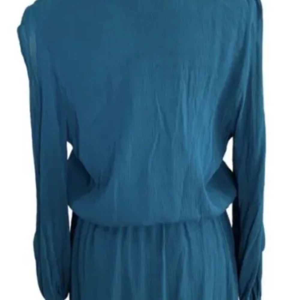 Soluna Solaris tunic teal split-sleeve swimsuit cover up - Picture 8 of 11